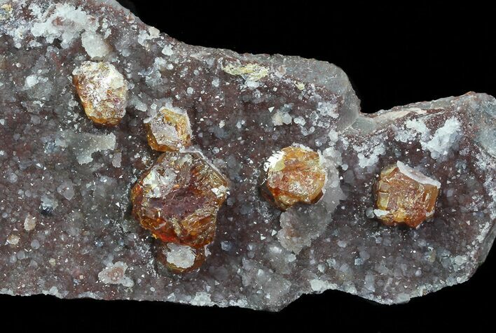 Spessartine Garnets & Quartz - China #69734